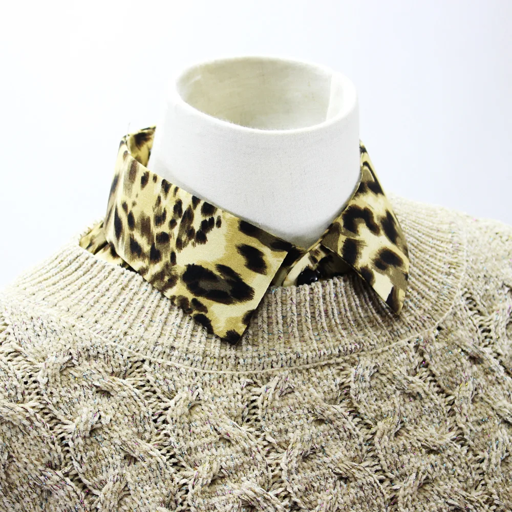 

Конопли Поддельный Воротник для Мужская Женская обувь с принтом со съемным воротники НЭП Kraagje Галстуки Половина рукавом накладные аксессуары для воротника