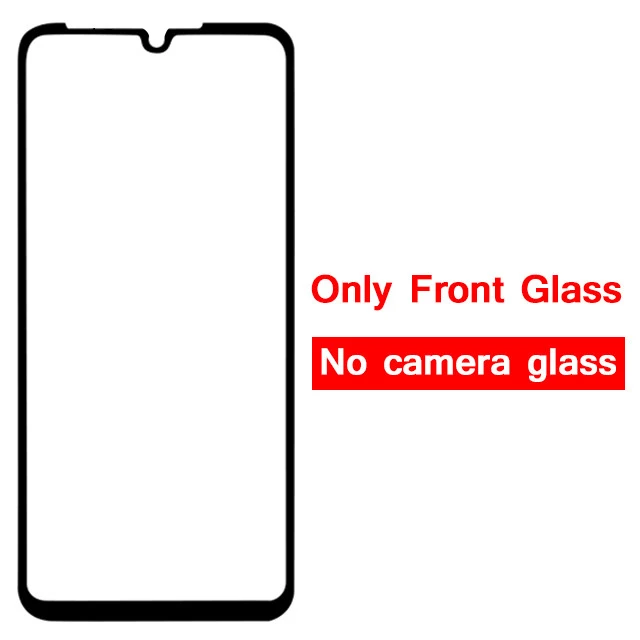 Only Front Glass 9D Покрытие Закаленное стекло для Xiaom Redmi Note 7 Note7 7pro 7A 7S SCamera защита для xiomi Redmi 7 7A профессиональная защита стекла - Цвет: Only Front Glass