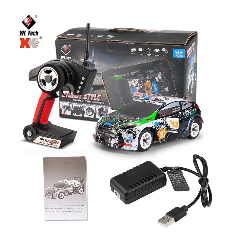 

WLtoys K989 Remote Control Four-Wheel Drive Car Charger Electric Toys Mini Race Car 1:28-Ratio High-Speed Off-Road Vehicle
