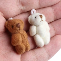 mini bear simulation miniature animal model furniture toys decoration 112 dollhouse miniature accessories