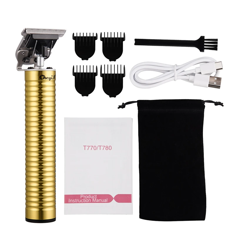 

USB Rechargeable Baber Hair Clipper Sculpture Cutter Hair Trimmer 0mm Haircut Machine Men Beard Trimmer Carving Hair Cut Tool