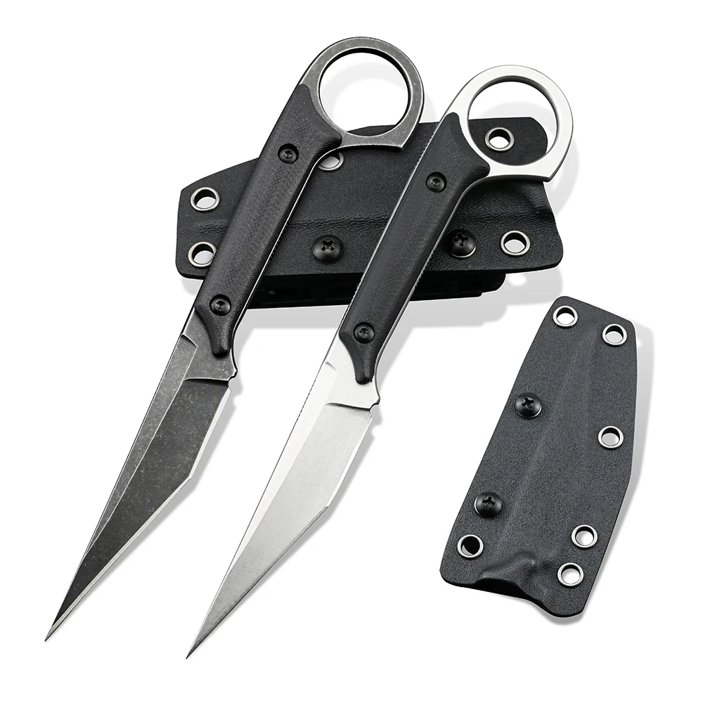 Тактические карманные ножи Karambit 440C с фиксированным лезвием G10 CSGO универсальные