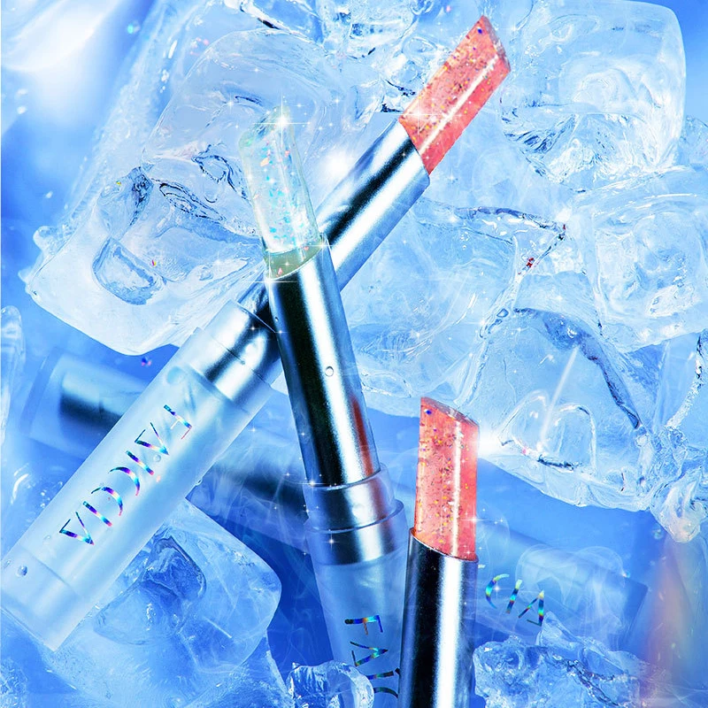 

2 Colors Lip Balm Pearlescent Lipstick Moisturizing Colorless Temperature Change Lip Stick Beauty Lips Care Product TSLM1