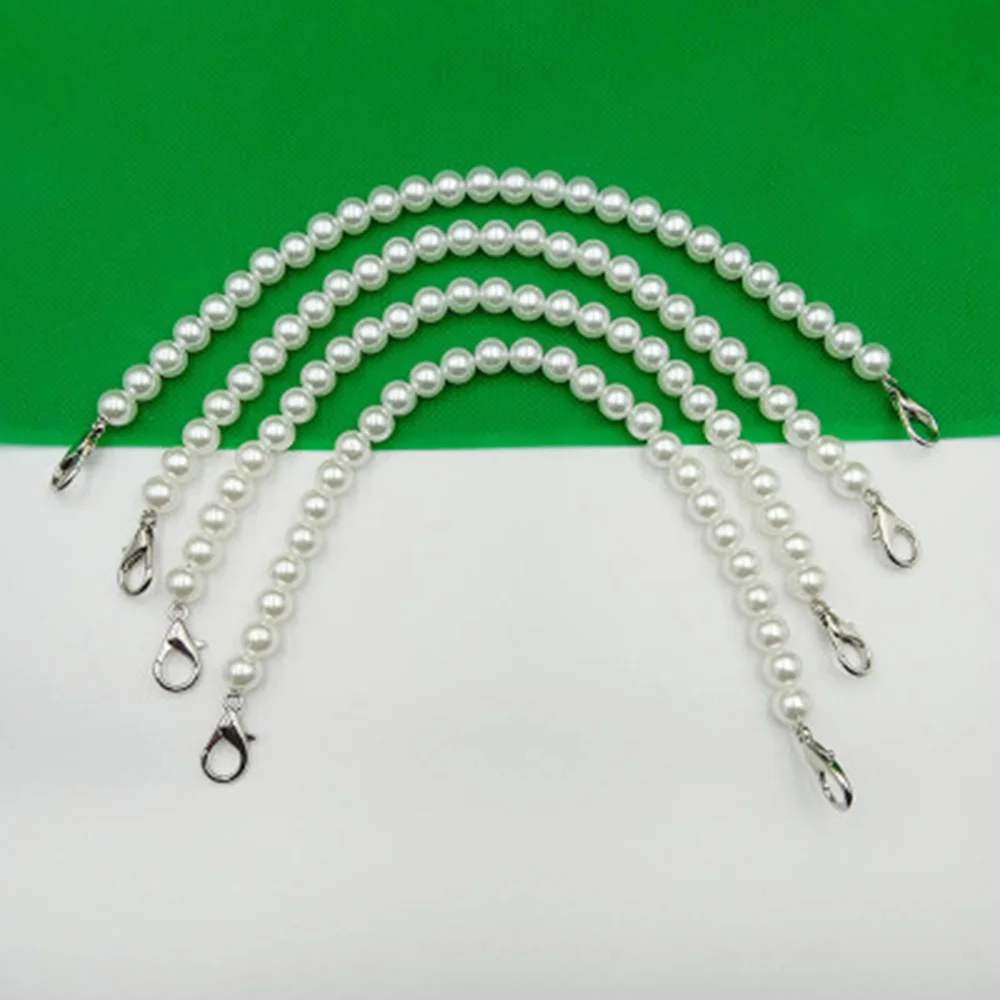 

New Pearl Strap For Bags Handbag Accessories Purse Belt Handles Cute Bead Bag Chain Tote