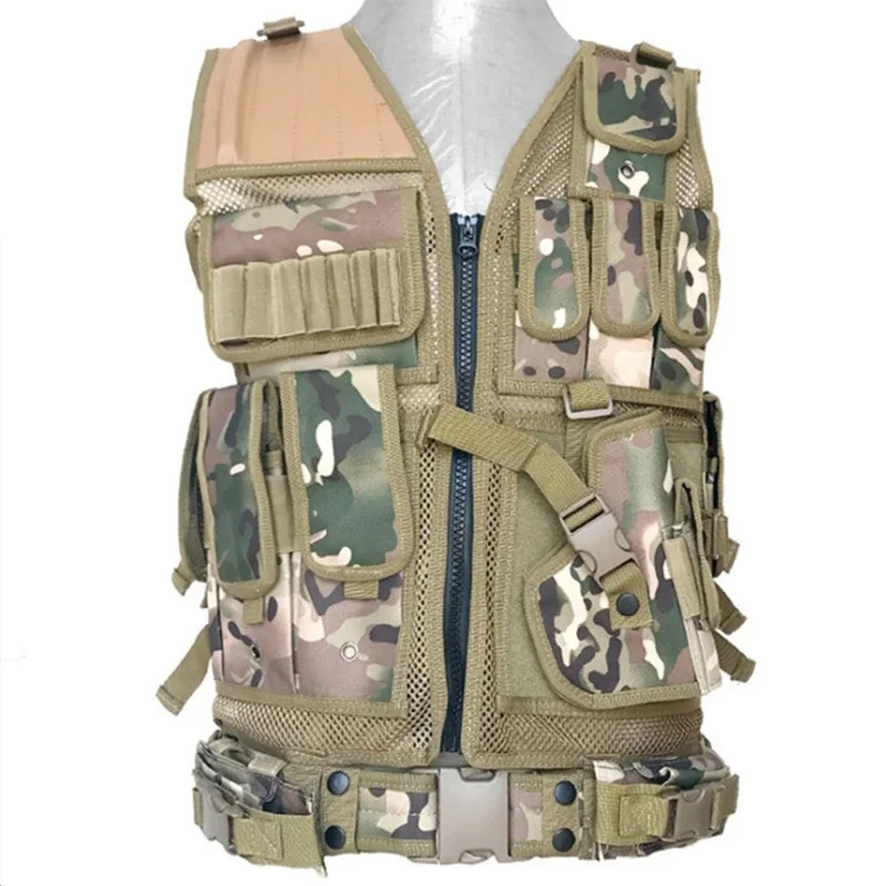 

Military Equipment Tactical Vest Police Training Combat Armor Gear Army Paintball Hunting Airsoft Vest CS Molle Protective Vests