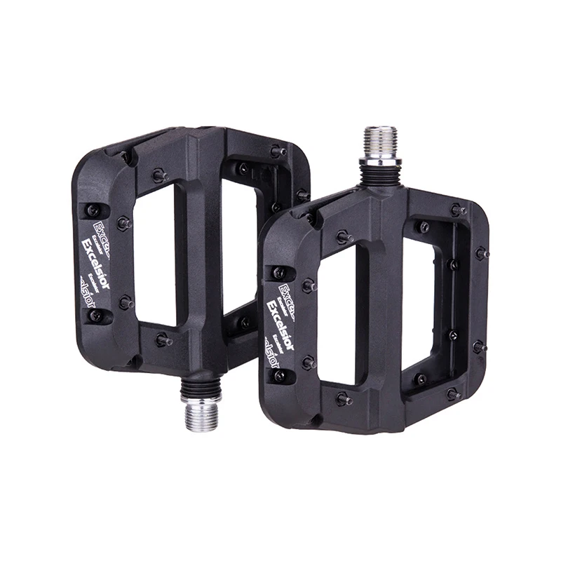 

MTB Bearing Aluminum Alloy Flat Pedal Bicycle Good Grip Lightweight 9/16 Pedals Big For Gravel Bike Enduro Downhill