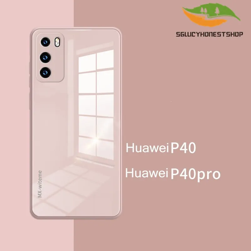 Чехол из закаленного стекла для HuaWei P40 Pro Plus P30 Mate 20 30 Honor X10|Бамперы| |