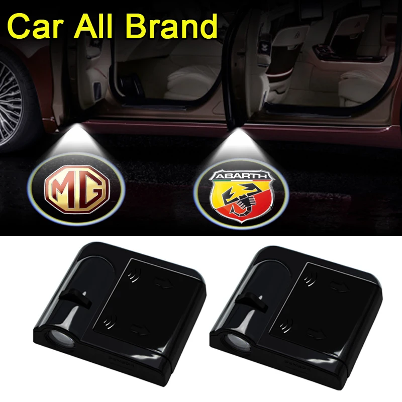 

2pcs Car Door Welcome Light LED Logo Projector Car Goods For Acura Accessories Tl MDX TSX RSX RDX INTEGRA NSX RLX Car Styling