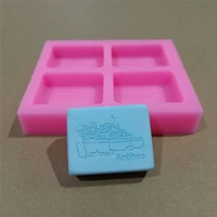 customize multiple hole silicone mould for handmade soap custom natural soap mould trays