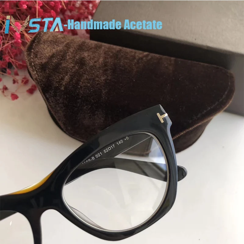 IVSTA, высокое качество, TF5559, оптические очки, оправа для женщин, ручная работа, ацетат, роскошный бренд, дизайнерские линзы по рецепту, близорукость, для вздоха