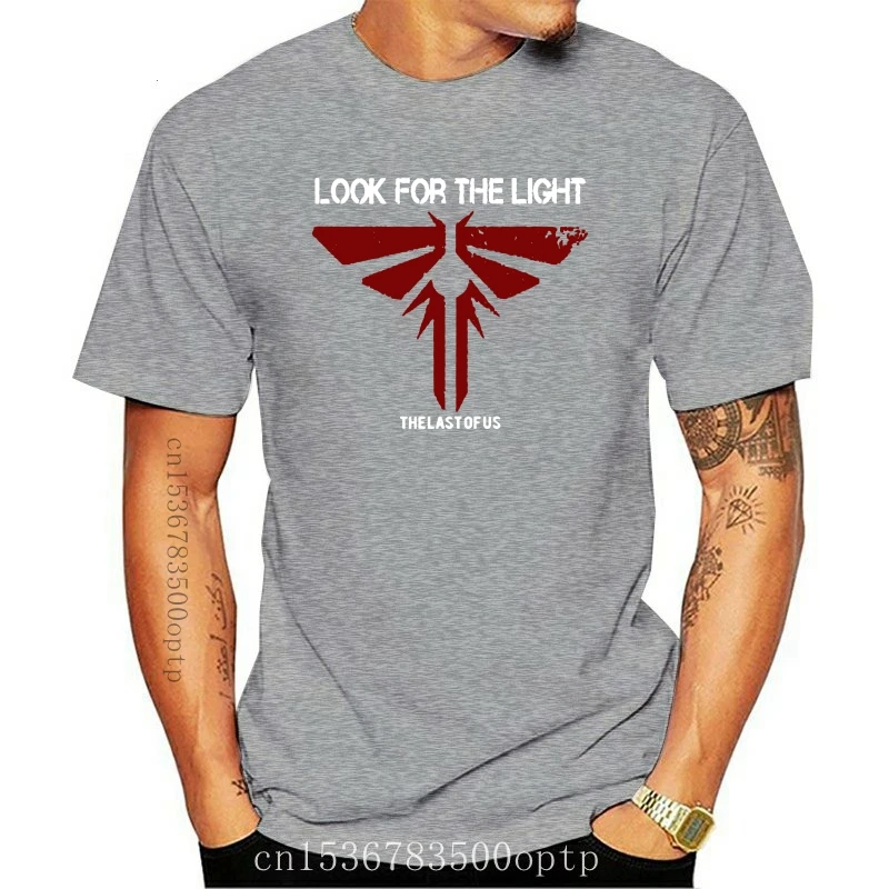 

New 2021 The Last Of Us Look For The Light Fireflies Black T Shirt S Up To 3Xl Plus Size Tee Shirt