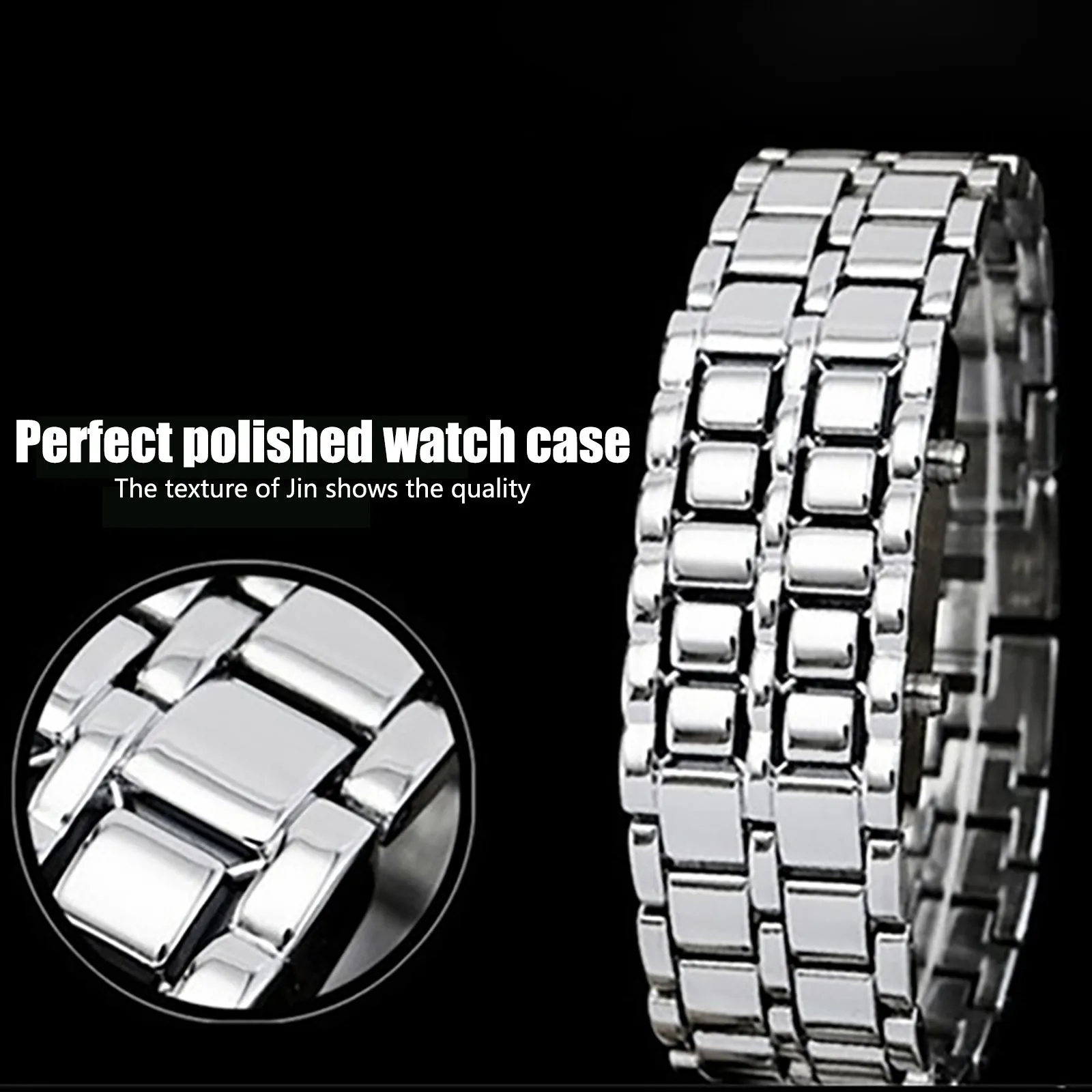 

Women's Watches Luxury Top Brand Digital Beautiful Chain Watch Ladies Bracelet Watch Ladies Watch Stainless Steel Dial Gift 2021
