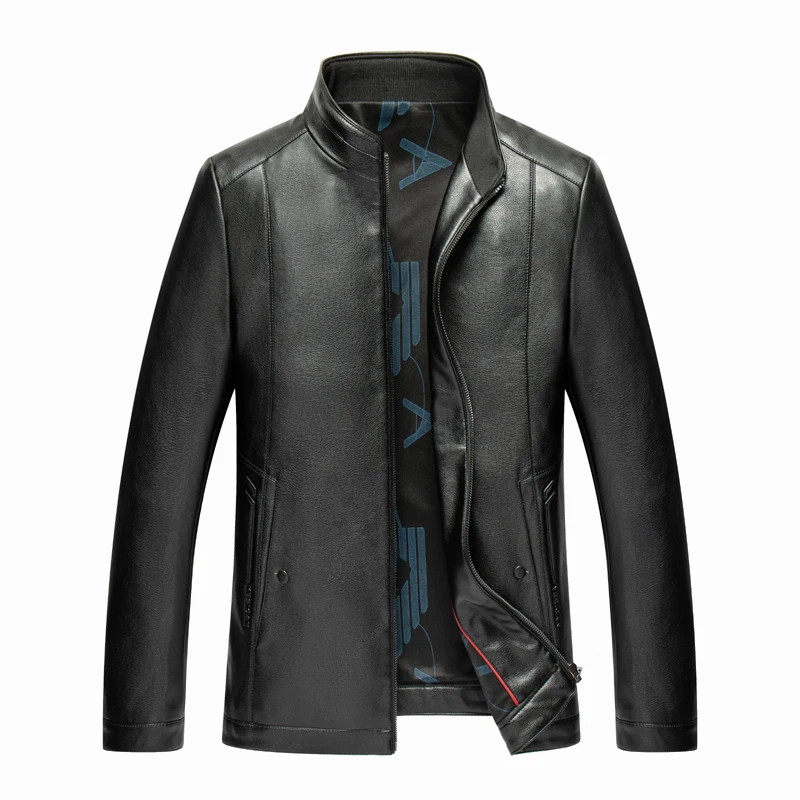 Men 2021 Autumn New Brand Casual Motor Leather Jacket Coat Men Winter Outwear Faux Leather Jackets Men