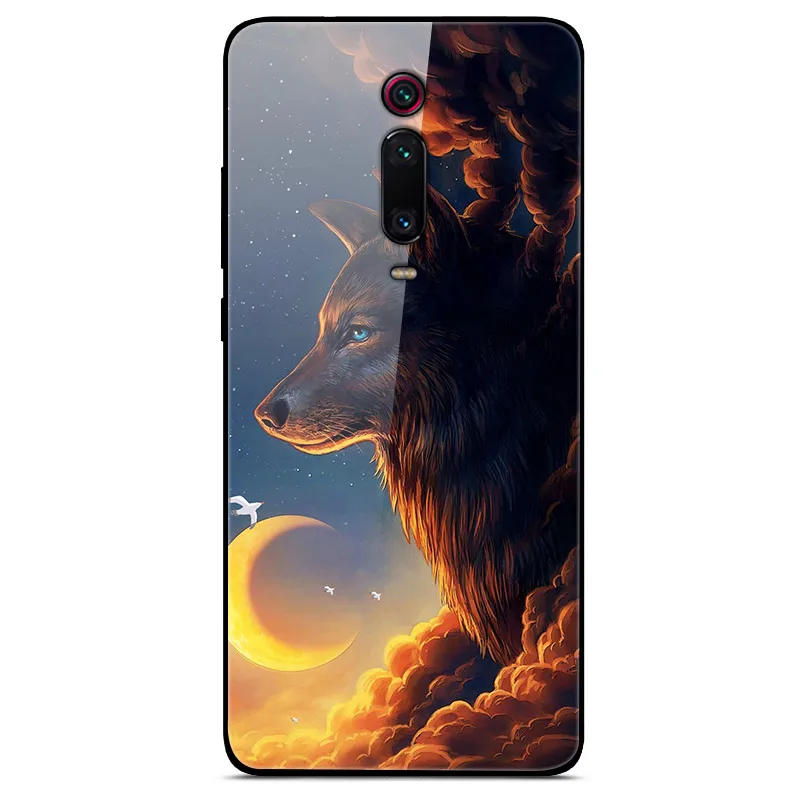 25 Tempered Glass Case For Xiaomi mi 9T Cover Mi9T Pro Soft Bumper 3D Cat Printing Funda For Xiaomi mi 9T Pro mi9T Mi9 T Phone Case - Цвет: 25