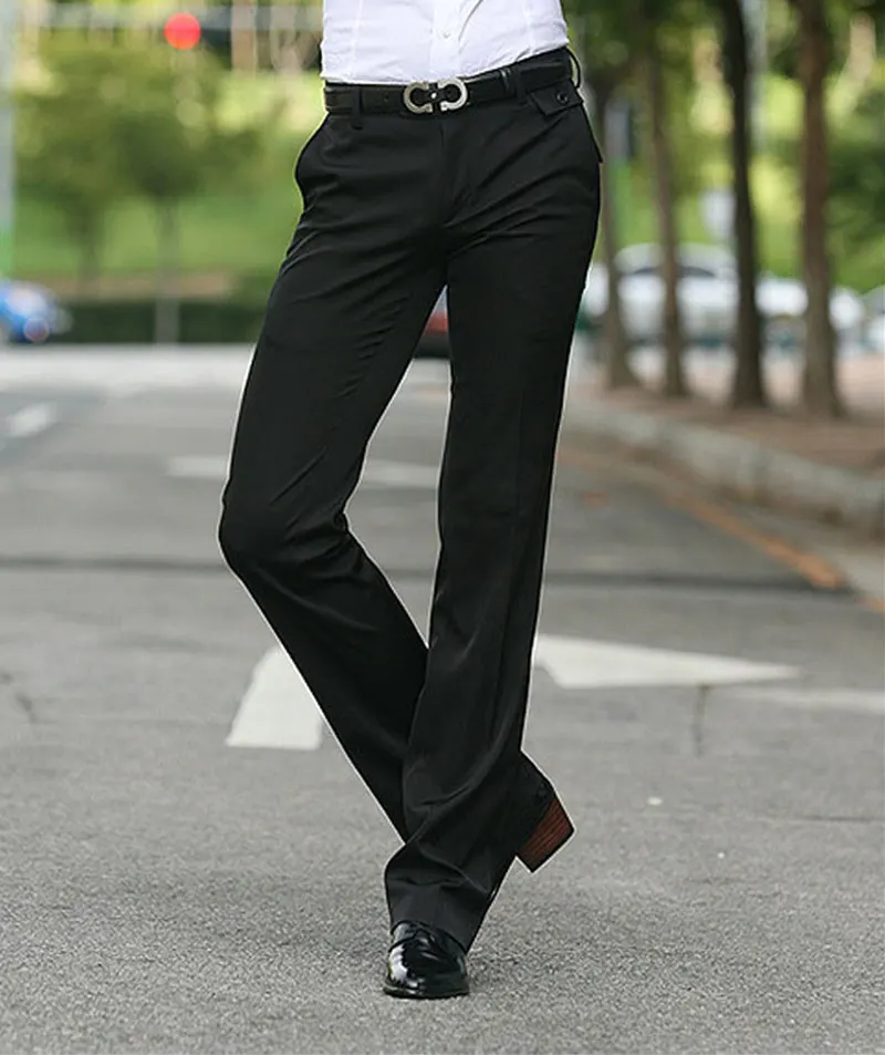 Мужской костюм брюки прямые деловые повседневные классические британский стиль