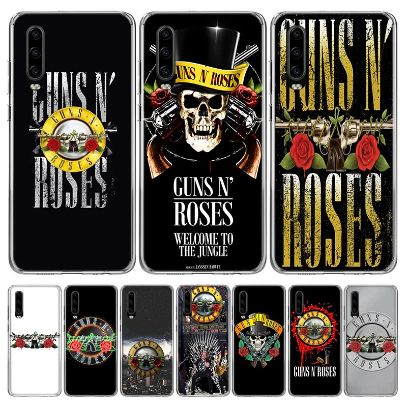 Чехол Guns n roses Good Time для телефона Huawei P40 P30 P20 Mate 30 20 10 Pro P10 Lite P Smart Z + 2019|Бамперы| |