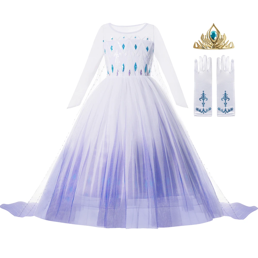 Вечернее женское платье для рождественской вечеривечерние Снежной Королевы 2