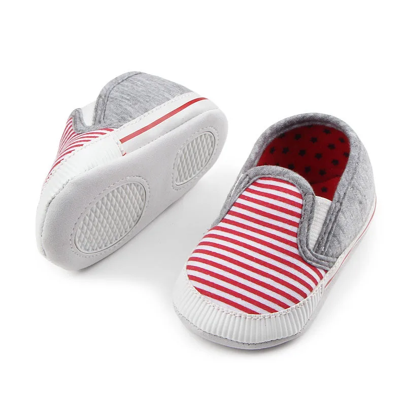 Новинка 2021 демисезонная детская обувь модная повседневная в полоску с мягкой