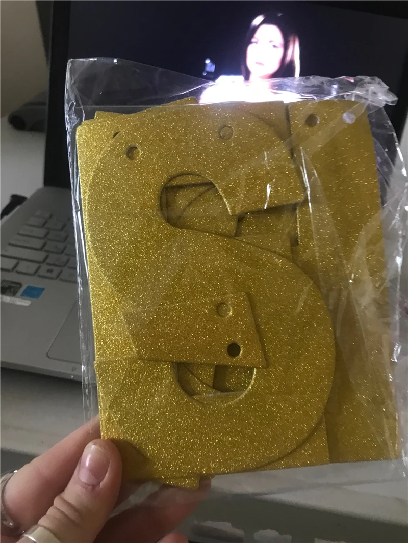 

1Pcs Gold Sparkly Let's Party Bitches&Cheers Bitches Photo Backdrop Birthday Party Banner Party Favor Banner Bachelorette Party