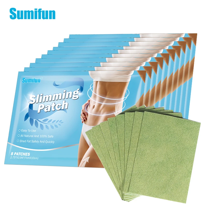 

8/80/160Pcs Sumifun Slimming Weight Loss Body Navel Sticker Slim Patch Pads For Burning Fat Herbal Detox Medical Plaster K08001