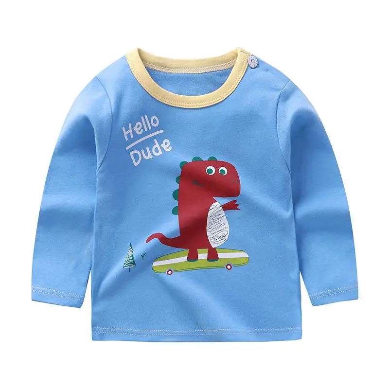 Новая детская одежда футболка пуловер для мальчиков малышей блузки маленьких и