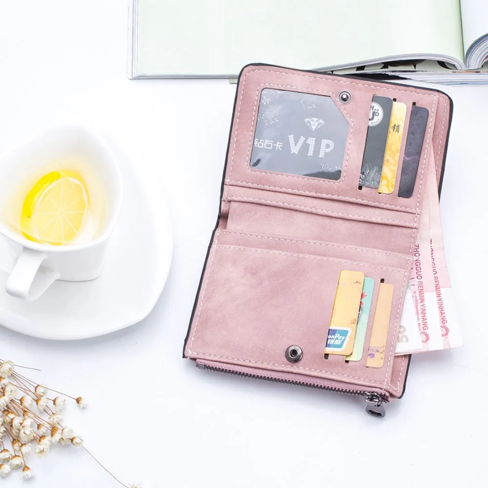 Лидер продаж фирменный дизайн женские кошельки FOREVER простой однотонный кошелек