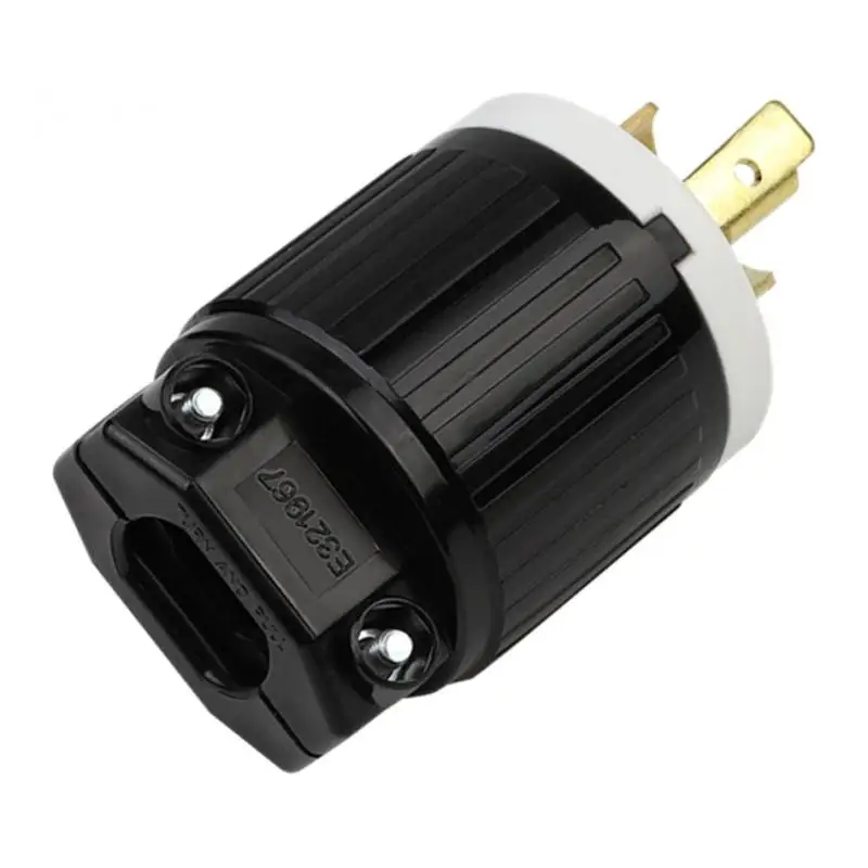 L5-20P 20-Amp 125 Vac 3 Pin Male Plug For Generator Cords NON-SLIP # | Автомобили и мотоциклы