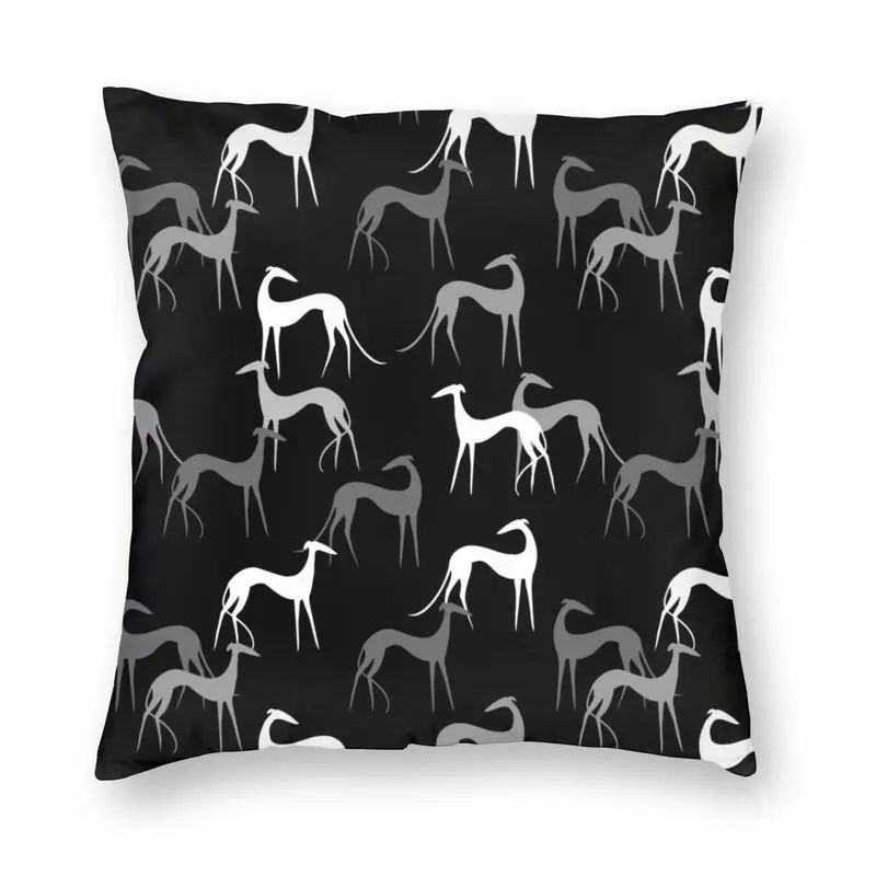 

Cute Sighthounds Pillow Covers for Sofa Greyhound Whippet Dog Nordic Cushion Cover Soft Pillowcase