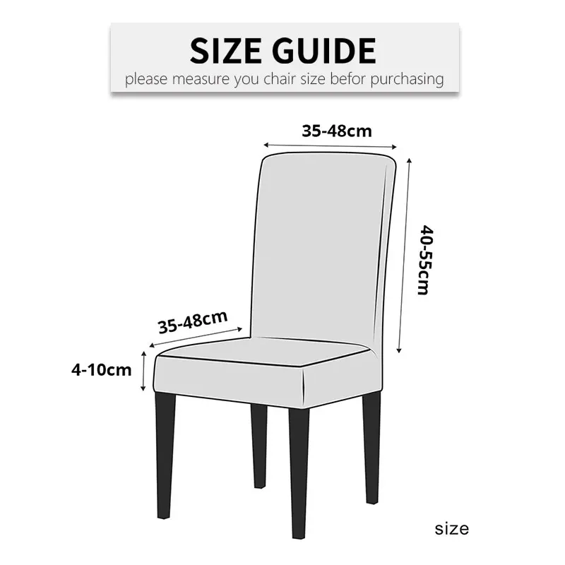 

Modern Spandax Stretch Dining Chair Covers Spandex Wedding 100 Pieces Covers for Armchairs for Home Cover for Office Chair