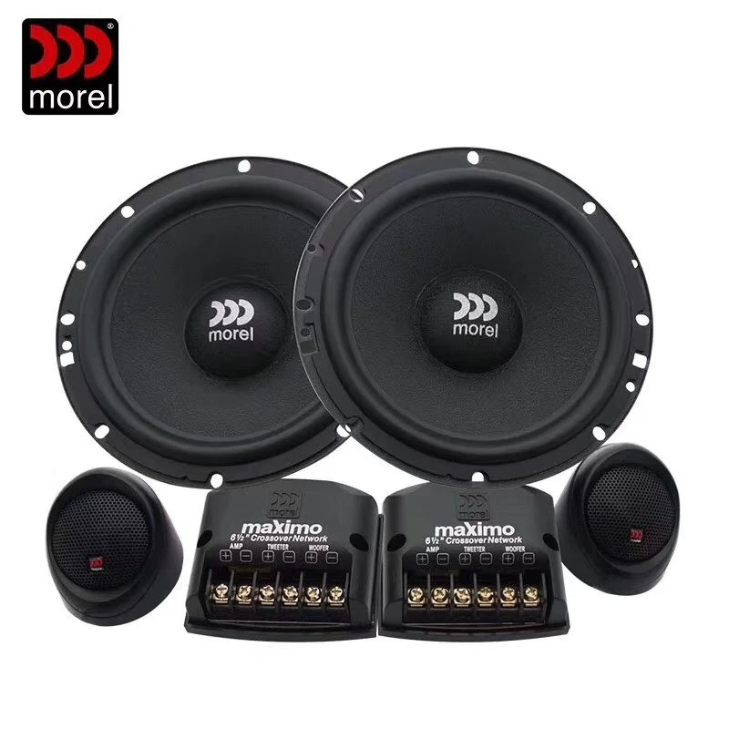 

Free shipping 6 Sets Morel Maximo Tempo Ultra 602 Car Audio 6-1/2" 2-Way 4 ohm Component Speaker System made in Israel