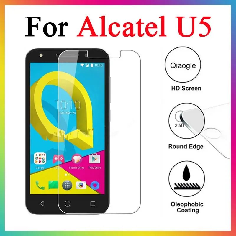 

Защитное стекло для Alcatel U5, для Alcatel One Touch U5 U 5, защитная пленка для экрана 5,0 дюйма, закаленное защитное стекло, защитная пленка 9H
