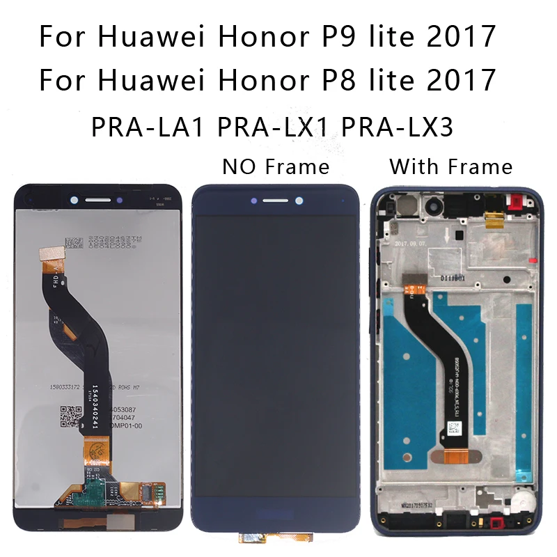 

original For Huawei P9 Lite 2017 P8 LITE 2017 PRA-LA1 PRA-LX1 PRA-LX3 LCD Display Touch screen digitizer replacement Repair kit