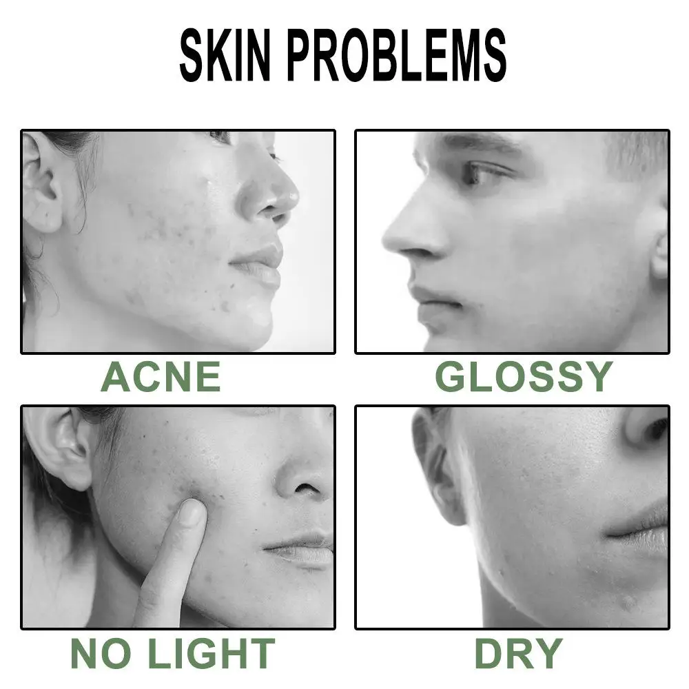 

Green Tea Cleansing Mask Purifying Clay Stick Mask Oil Control Facial Skin Care Anti-acne Eggplant Remove Blackhead Mud Mask