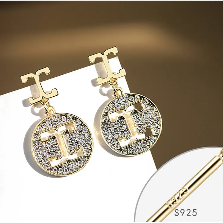 Очаровательные свадебные серьги с кристаллами сексуальные модные женские