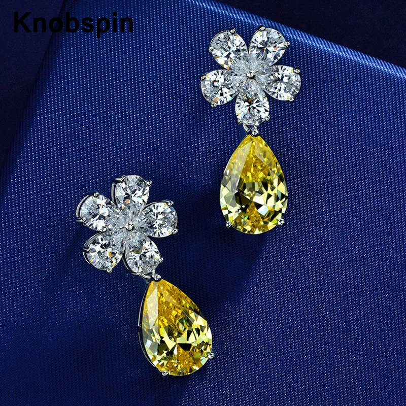 

Женские серьги-капельки из серебра 100% пробы, 10 х14 мм