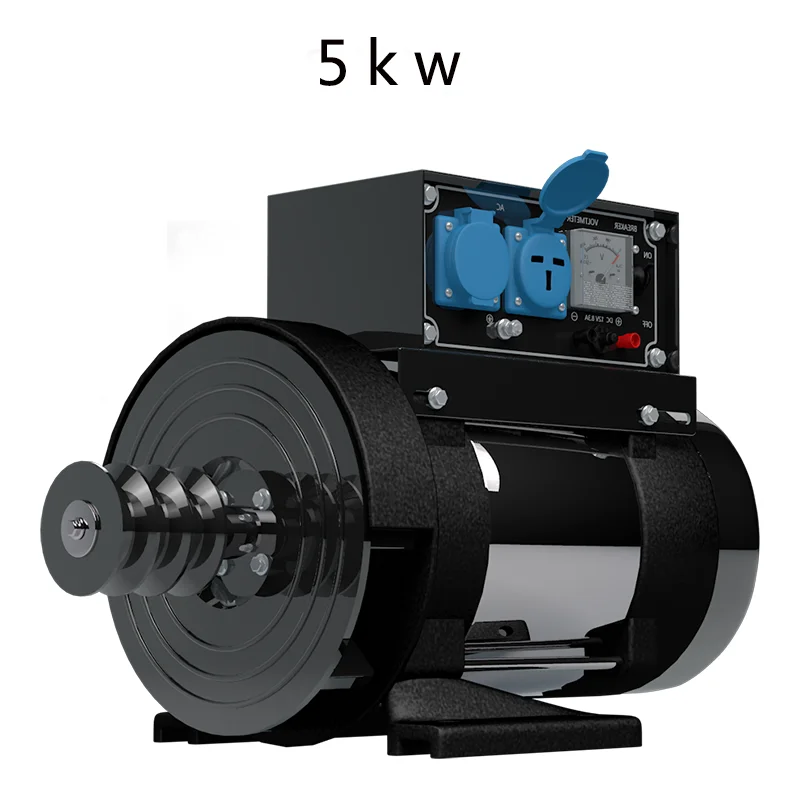 5KW с переключением между дальним и фазы 220V 50 Гц все медные генератор для дома