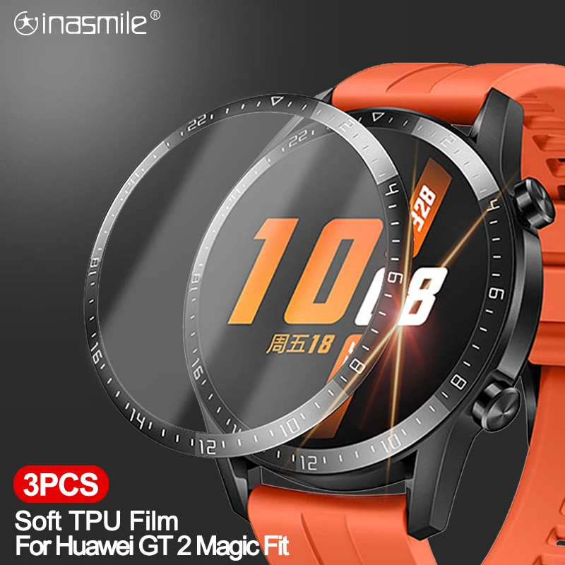 

Curved Edge soft Screen Protector For Huawei watch Fit GT 2 Pro GT 2e Protective film For Honor watch Magic 2 42mm 46mm Cover
