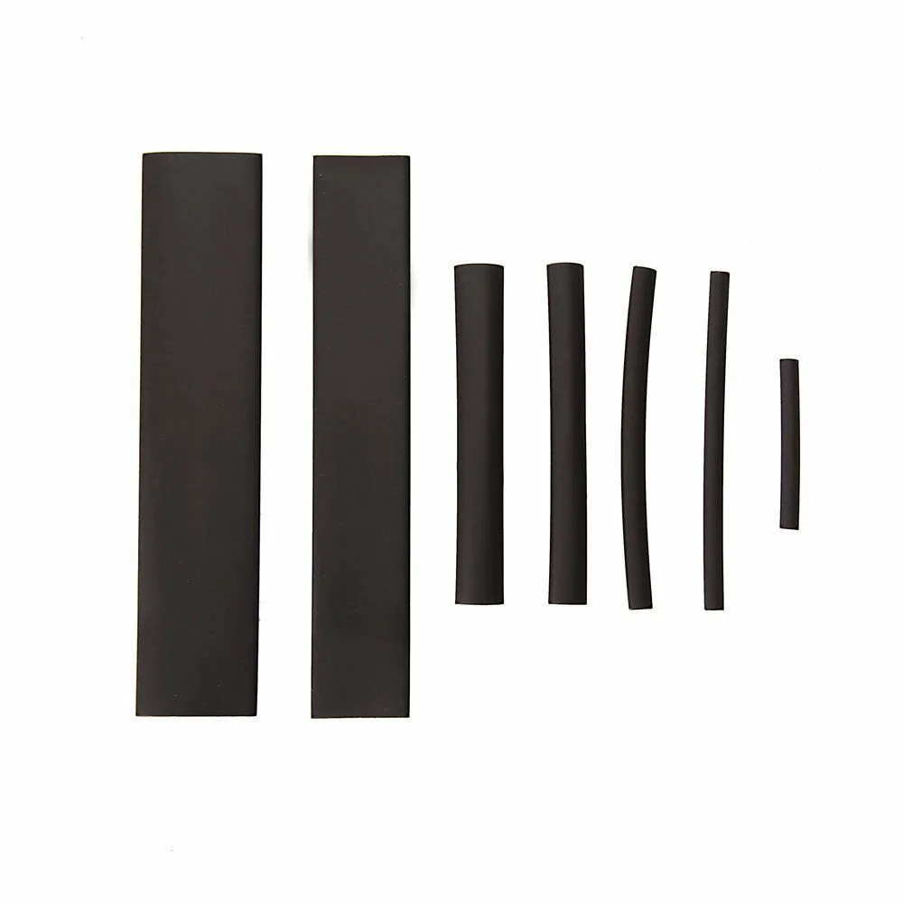 

Cable Heat Shrink Sleeve 127pcs Black Glue Weatherproof Sleeving Tubing