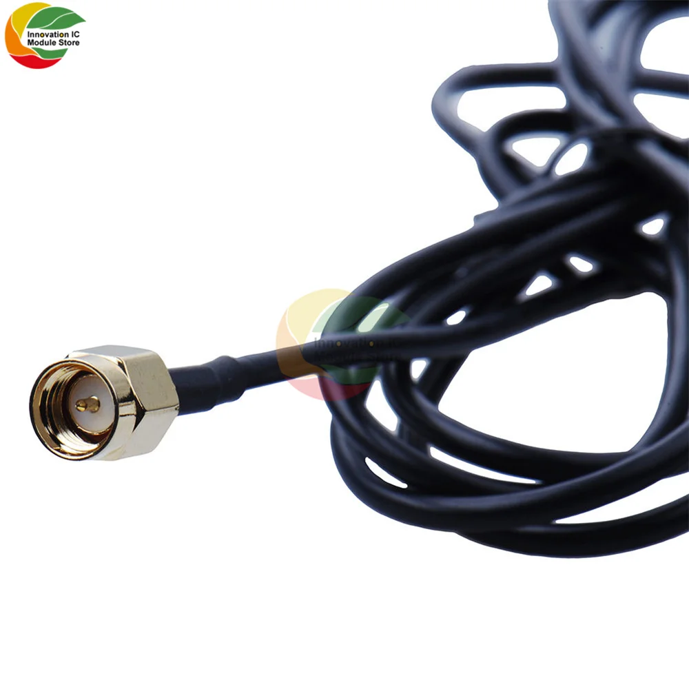 Антенна Ziqqucu GSM GPRS WCDMA 5dBi RG174 кабель 3 м SMA многочастотный 433 МГц 2G 3G всенаправленная
