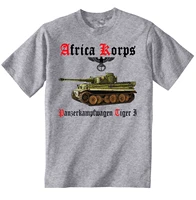 wwii bundeswehr africa corps heavy armound tiger i tank panzer t shirt cotton short sleeve o neck mens t shirt new s 3xl