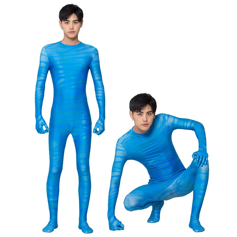 Аватар 2 для взрослых и детей Комбинезоны косплея аниме костюмы карнавала