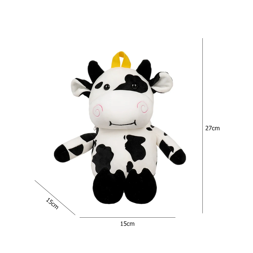 

Cartoon Doll Cow Mini Shoulder Backpack Fashion Plush Women Rucksack for Kids Children Gifts
