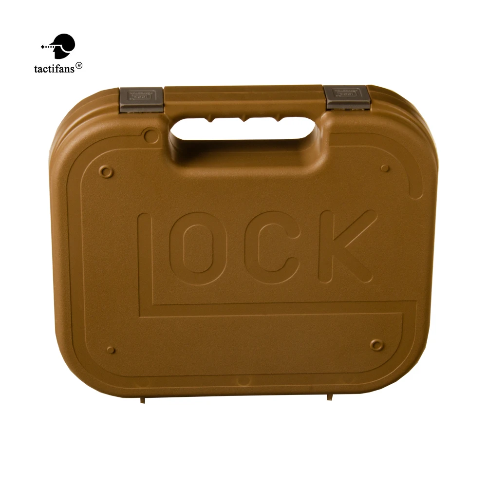 Новые тактические вентиляторы GLOCK ABS чехол для пистолета Тактический жесткий ящик передач сумка для пистолета подкладка из пенопласта для охотничьего кобура для аксессуаров