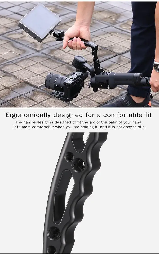 DH12 ручной Стабилизатор камеры Gimbal для Dji Ronin SC крепление Ручка Держатель Ручка Стабилизатор камеры R60