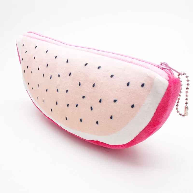 Милый бархатный чехол-карандаш на молнии с изображением дракона и фруктов