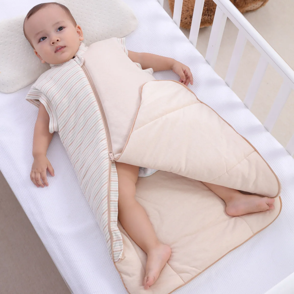 

Newborn Baby Stroller Sleeping Bag Winter Warm Sleepsack Windproof For Infant Wheelchair Envelopes Bag Bedding Quilt