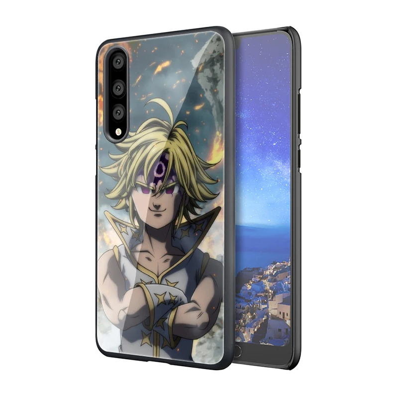 Телефон EWAU seven deadly sins из закаленного стекла чехол для Huawei P10 P20 P30 Lite Pro P Smart