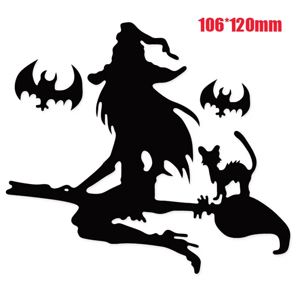 Металлические Вырубные штампы для скрапбукинга с изображением ведьмы кошки