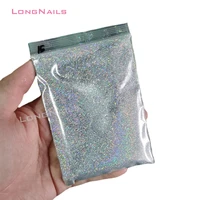 10g longnails holographic laser nail glitter powder sparkly gold silver nail superfine nail art decorations glitter dust 1128
