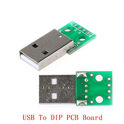 5 шт. Micro Mini USB A Male 2 0 3 Female B разъем интерфейса до 54 мм DIP PCB конвертер адаптер